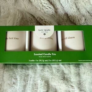 Kate Spade Cream Scented Candle Set Bath & Body